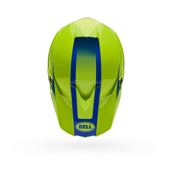 Casque cross Bell Moto-10 Mips Fade - Jaune fluo