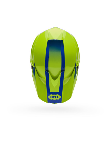 Casque cross Bell Moto-10 Mips Fade - Jaune fluo