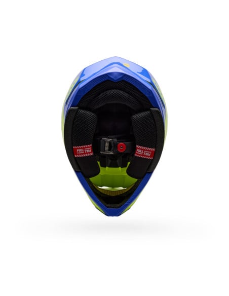 Casque cross Bell Moto-10 Mips Fade - Jaune fluo