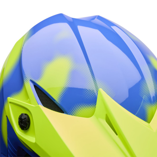 Casque cross Bell MX-10 Mips Camo - Jaune fluo