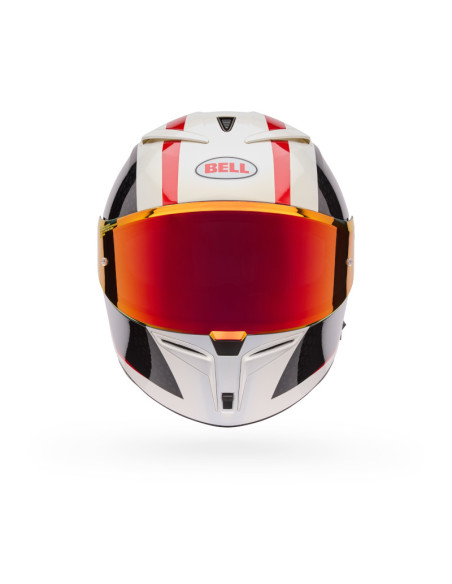 Casque intégral Bell Lithium Mips Plus Blip - Blanc Noir
