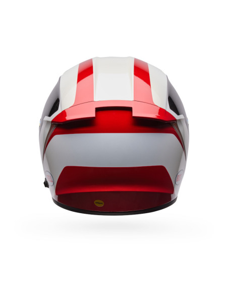 Casque intégral Bell Lithium Mips Plus Blip - Blanc Noir