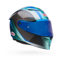 Casque intégral Bell Lithium Mips Plus Blip - Argent