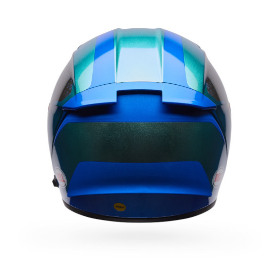 Casque intégral Bell Lithium Mips Plus Blip - Argent