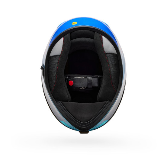 Casque intégral Bell Lithium Mips Plus Blip - Argent