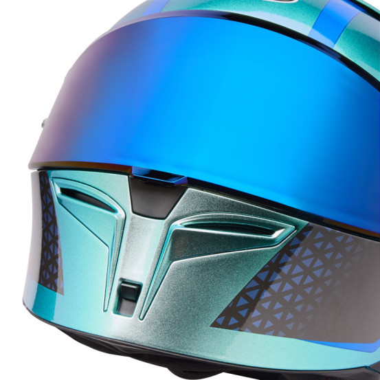 Casque intégral Bell Lithium Mips Plus Blip - Argent