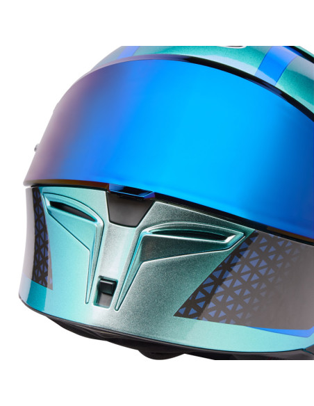 Casque intégral Bell Lithium Mips Plus Blip - Argent