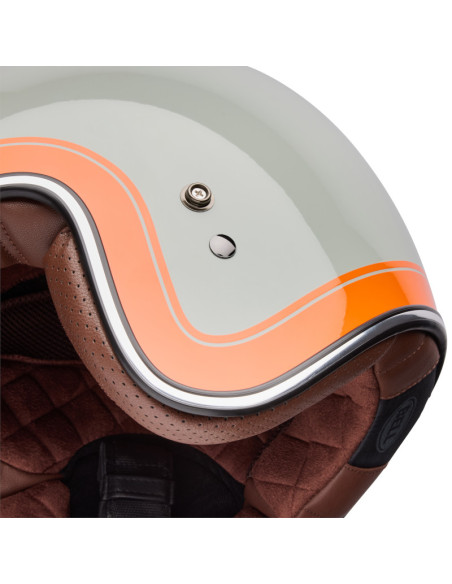 Casque jet Bell Custom 500 Crate - Stone