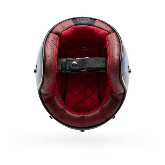 Casque jet Bell Custom 500 Crate - Ice Blue