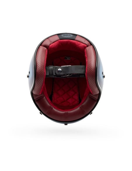 Casque jet Bell Custom 500 Crate - Ice Blue