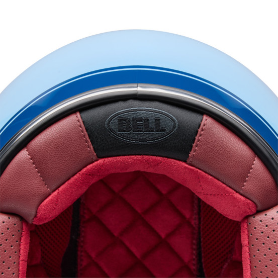 Casque jet Bell Custom 500 Crate - Ice Blue