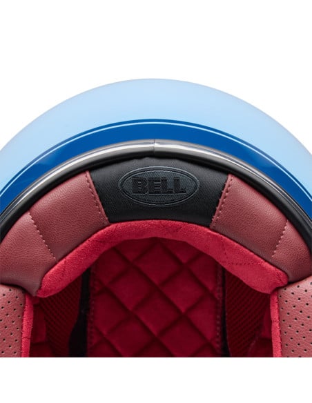 Casque jet Bell Custom 500 Crate - Ice Blue
