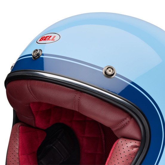 Casque jet Bell Custom 500 Crate - Ice Blue