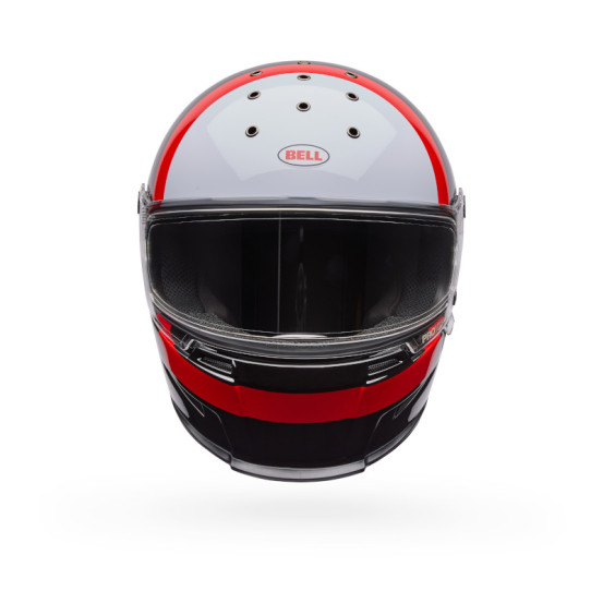 Casque intégral Bell Eliminator Sidetrack - Rouge Noir