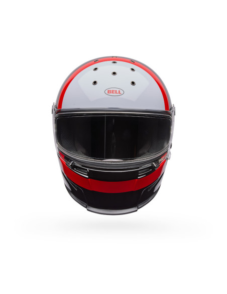 Casque intégral Bell Eliminator Sidetrack - Rouge Noir