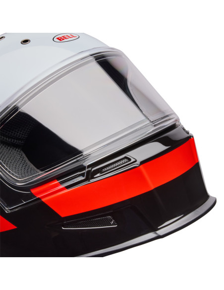 Casque intégral Bell Eliminator Sidetrack - Rouge Noir