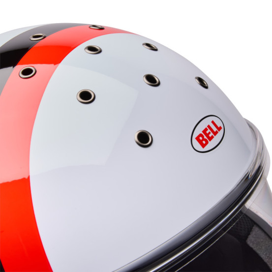 Casque intégral Bell Eliminator Sidetrack - Rouge Noir