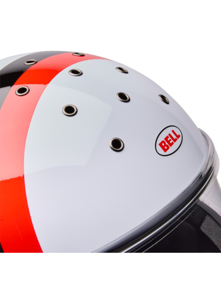 Casque intégral Bell Eliminator Sidetrack - Rouge Noir