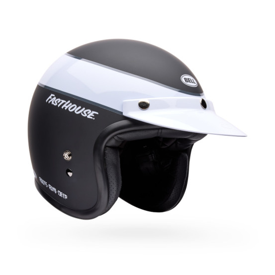 Casque jet Bell Custom 500 Fasthouse LE - Noir