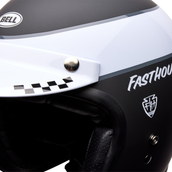 Casque jet Bell Custom 500 Fasthouse LE - Noir