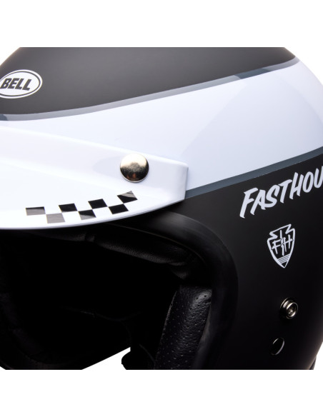 Casque jet Bell Custom 500 Fasthouse LE - Noir