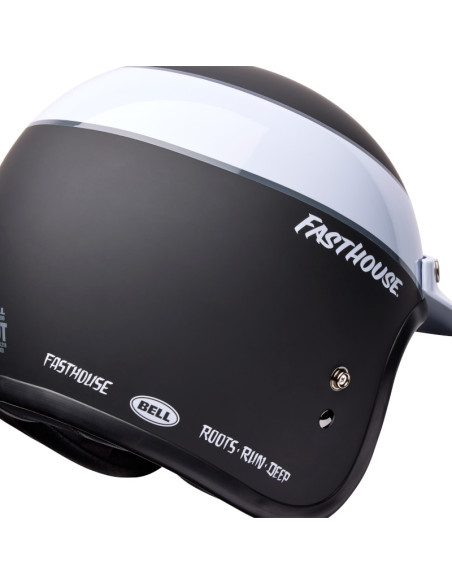 Casque jet Bell Custom 500 Fasthouse LE - Noir