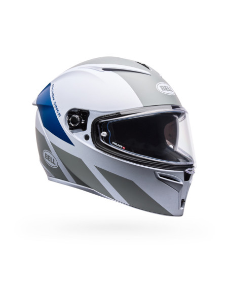 Casque intégral Bell Lithium Mips Tech - Blanc Gris