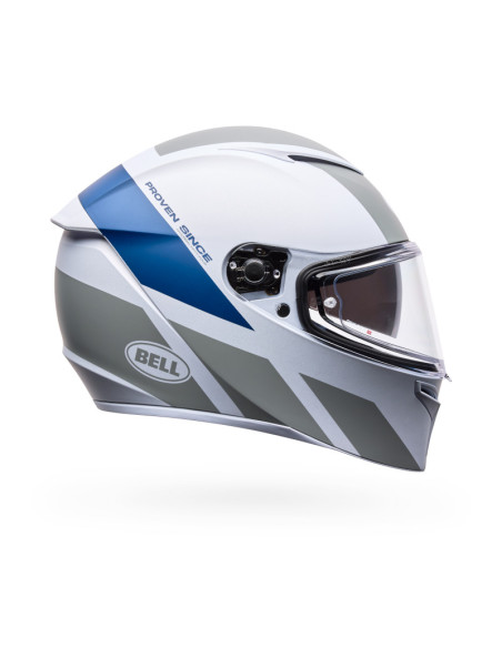 Casque intégral Bell Lithium Mips Tech - Blanc Gris