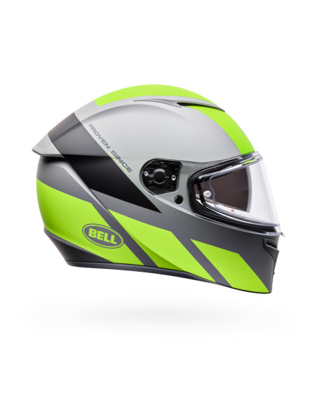 Casque intégral Bell Lithium Mips Tech - Jaune Gris