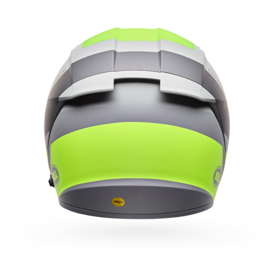 Casque intégral Bell Lithium Mips Tech - Jaune Gris