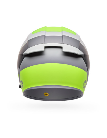 Casque intégral Bell Lithium Mips Tech - Jaune Gris