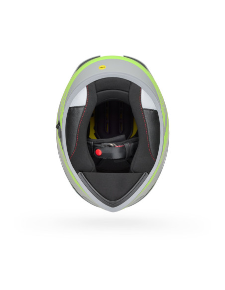 Casque intégral Bell Lithium Mips Tech - Jaune Gris