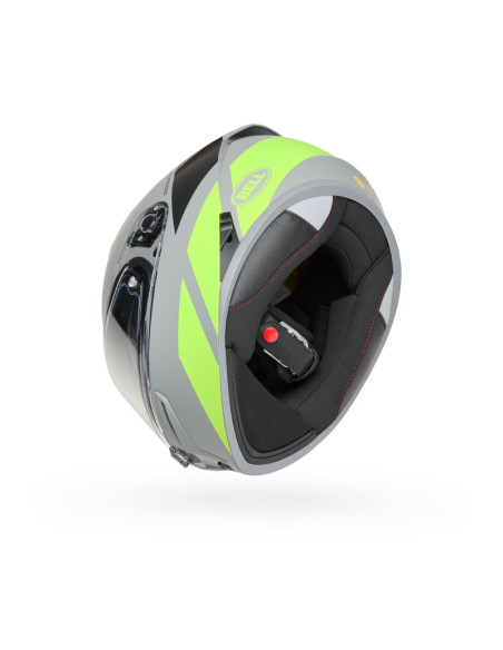 Casque intégral Bell Lithium Mips Tech - Jaune Gris