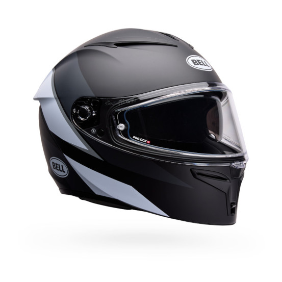 Casque intégral Bell Lithium Flip - Noir Blanc