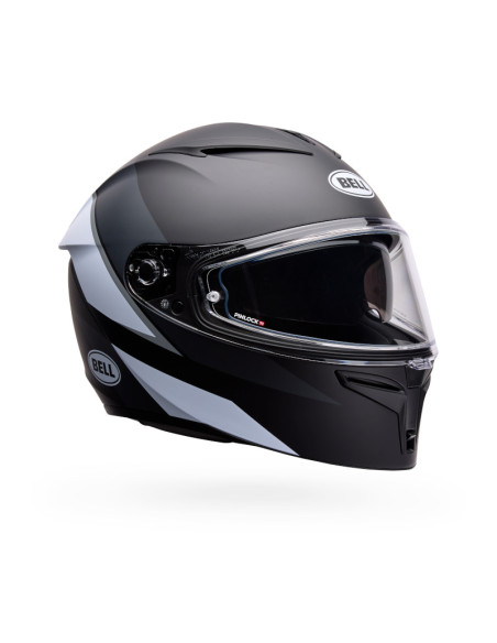 Casque intégral Bell Lithium Flip - Noir Blanc