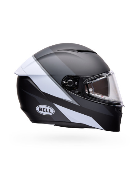 Casque intégral Bell Lithium Flip - Noir Blanc