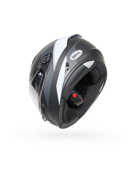 Casque intégral Bell Lithium Flip - Noir Blanc