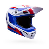 Casque cross Bell MX-10 Mips Dyno - Rouge Blanc