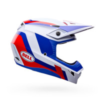 Casque cross Bell MX-10 Mips Dyno - Rouge Blanc 2