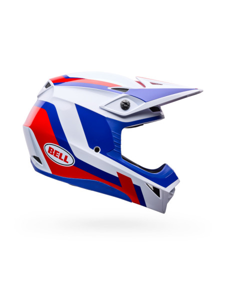 Casque cross Bell MX-10 Mips Dyno - Rouge Blanc