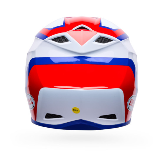 Casque cross Bell MX-10 Mips Dyno - Rouge Blanc