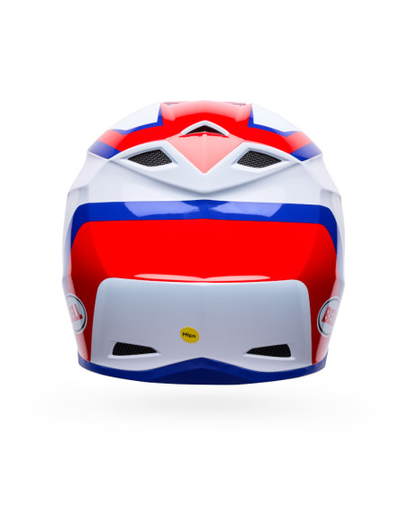 Casque cross Bell MX-10 Mips Dyno - Rouge Blanc