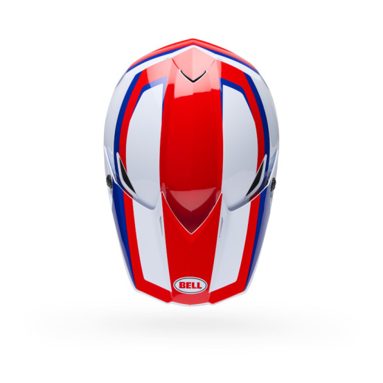 Casque cross Bell MX-10 Mips Dyno - Rouge Blanc