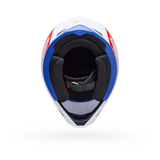 Casque cross Bell MX-10 Mips Dyno - Rouge Blanc