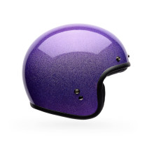 Casque jet Bell Custom 500 Paillettes - Violet 2