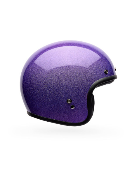 Casque jet Bell Custom 500 Paillettes - Violet