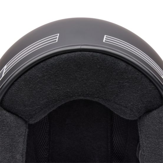 Casque jet Bell Magnum Solid - Noir