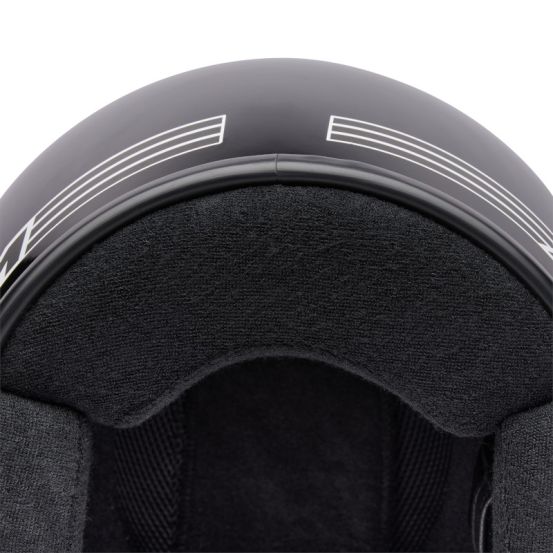 Casque jet Bell Magnum Solid - Noir