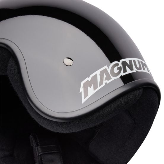 Casque jet Bell Magnum Solid - Noir