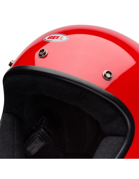 Casque jet Bell Magnum Solid - Rouge